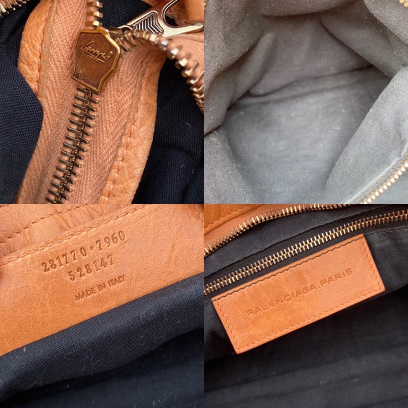 SOLD Balenciaga Rose Blush Leather Motorcycle Bag - Picture 16 of 16